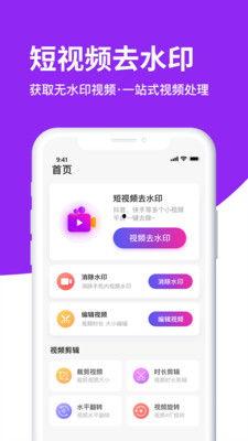 短视频去水印大师,轻松去除视频水印，还原高清内容